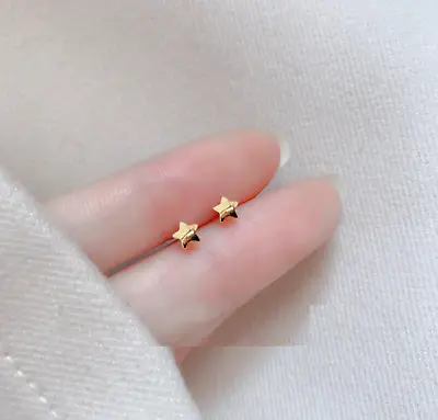 Tiny Star Silver/Gold Stud Earrings • $8.99