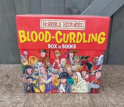 Horrible Histories Blood Curdling Box Of Books Boxset X 20 Collection  • £18.99