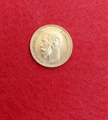 1900 Russian 5 Rubles Gold Coin Five Roubles Empire  BU VERY NICE • $550