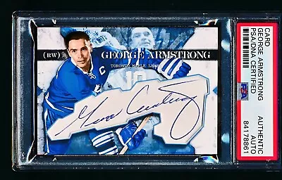 GEORGE ARMSTRONG Signed Cut Autograph On Card PSA/DNA Authentic • $339