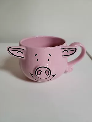 M&S Marks & Spencer Pink Percy Pig Face 3D Coffee Mug / Tea Cup  • £14.99