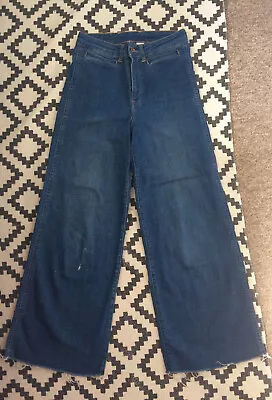 Wide Leg Hight Waisted Crop Flare Jeans H&m • $16.15