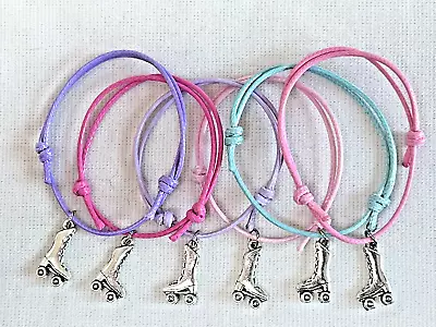 £2.85 • Buy 6 Roller Skating Friendship Bracelets Party Bag Filler Hen Party Wedding Favours