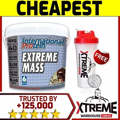 International Protein Extreme Mass 1.5 Kg & 4kg  // Mass Gainer Protein Option • $69.90