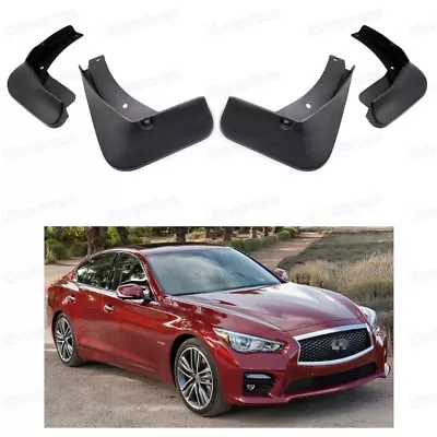 4 Mud Flaps Splash Guard Fender Car Mudguard For Infiniti G35 G37 2007-2014 • $80.95