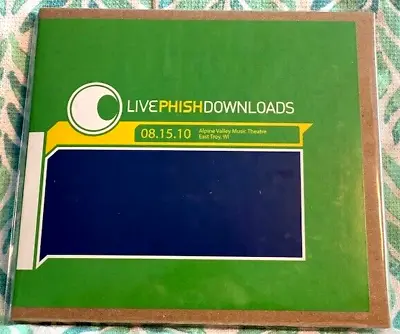 PHISH LIVE 8-15-10 Alpine Valley Music Theatre East Troy WI  3CD *NEW* • $39.50
