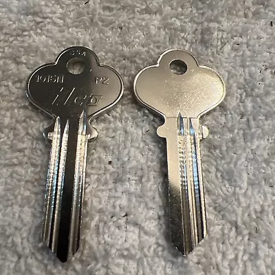 LOCKSMITH Lot Of 2 New Ilco 1016N Key Blank Penn EZ P2 Lock Uncut Key Blank • $5.56