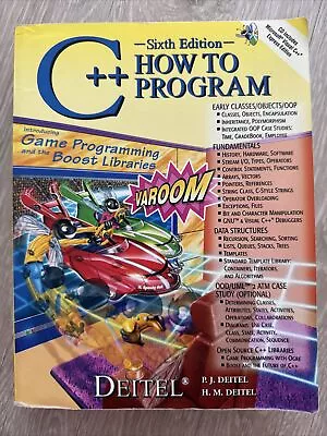 C++ How To Program:6e By Deitel Paul J. Paperback / Soft Back • $5.01