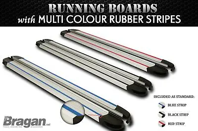 SILVER Running Boards For 2004-2015 VW Transporter T5 Caravelle SWB Multi Colour • $465.47