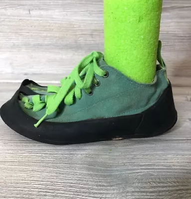 5 10 Five Ten USA Made Womens 5.5 Stealth Green Suede Climbing Shoes • $29.99