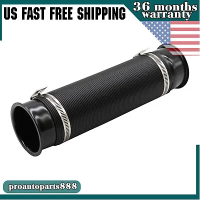 76mm 3inch Car Cold Air Intake Inlet Pipe Flexible Duct Tube Hose Kit Black New • $19.79