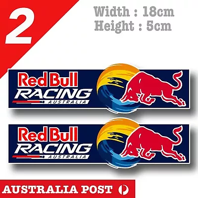 Red Bull RACING Logo Vinyl  Stickers • $7.50