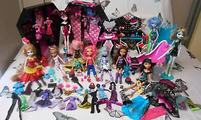 £49.99 • Buy Monster High Job Lot/Bundle - Playsets, Dolls, Accessories, Clothes, Pet + More
