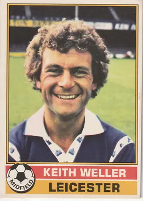 Topps Gum Card Footballers 1977 Red Back Keith Weller Leicester City • £1.60