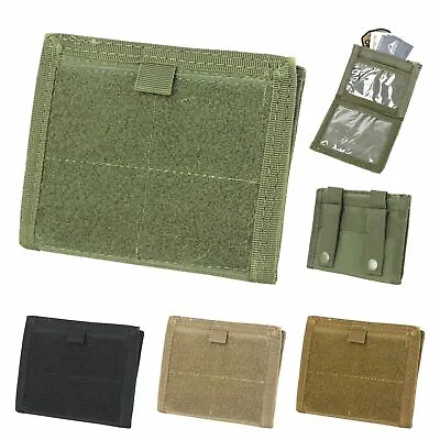 Condor MA39 Modular Admin ID Holder MOLLE Zipper Pocket Hook And Loop Wallet • $10.95