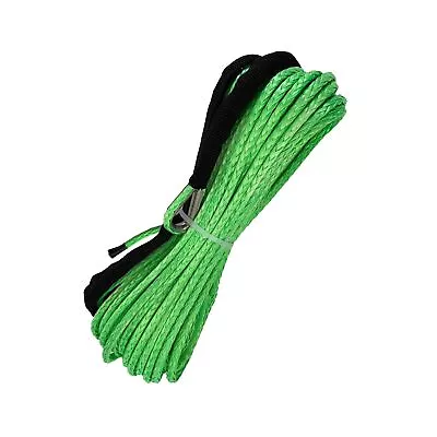 Synthetic Winch Rope 5/16 Inch X 50 Ft 8300LBs With Black Protecing Sleeve Fo... • $47.99