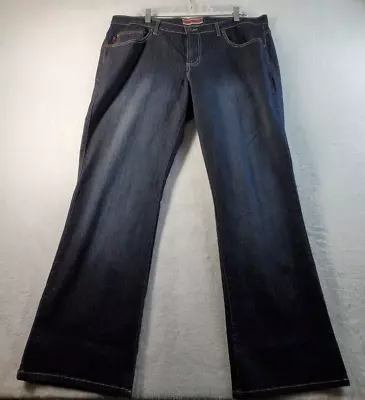 Z. Cavaricci Jeans Women Size 18 Blue Denim Bootcut Cotton 5-Pocket Design  • $21.49