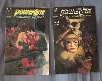 Powerline 7 & 8 Marvel/Epic 1989 Lot Of 2 A Shadowline Saga • $5.99