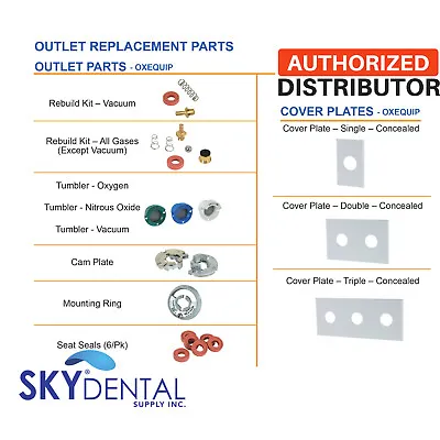 Belmed OXEQUIP OUTLET REPLACEMENT PARTS • $98.90