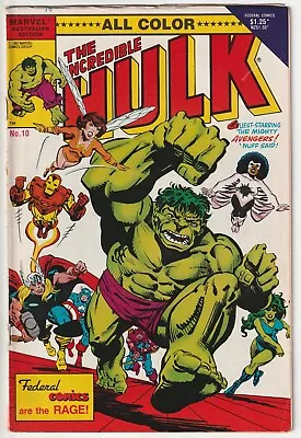 INCREDIBLE HULK #283 Federal Comics 10 Fine Australian Marvel Edition 1985 • $15