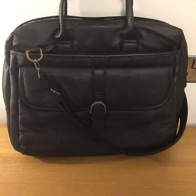 Luca Bocelli Italian Leather Bag 42 X 35 Cms VGC • £9.99