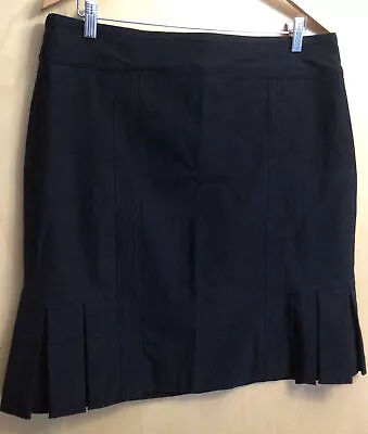 Basque Petites 16 Black Skirt  35-36 Inch Waist .           (#157) • $18