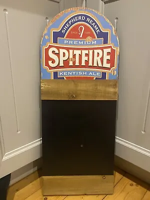 £20 • Buy Spitfire Kentish Ale Pub Beer Blackboard Chalkboard Wood Wall Display Sign