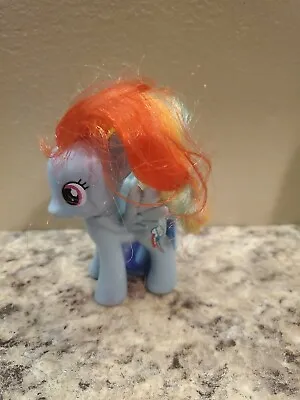 My Little Pony Rainbow Dash Figure Hasbro 2010 Blue Wings 30701 • $8.99