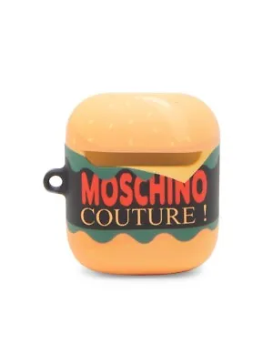 SS22 Moschino Couture Jeremy Scott Logo Burger Diner Print Airpods Case • $71.40