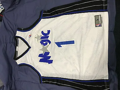 Tracy McGrady Home White Orlando Magic Size Xl Jersey Used • $19.99