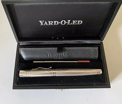 Yard-o-led Solid Silver Viceroy Grand Barley Ball Pen • £695