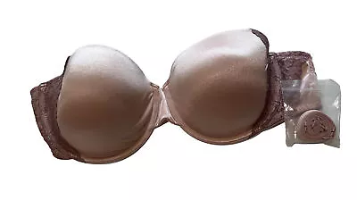 Sweet Nothings Maidenform Strapless Bra Full Coverage No Slip Silicone Nude 38D • $16