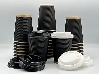 £115.60 • Buy Disposable Coffee Cups Paper Cups Kraft Cups For Hot And Cold Drink Vending Cup