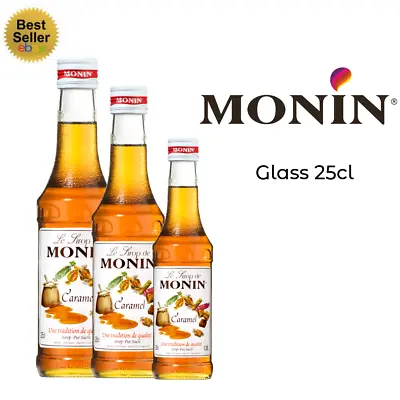 Monin Coffee & Cocktail Syrup Caramel 25cl 70cl 1L - AS USED BY COSTA COFFEE • £7.95