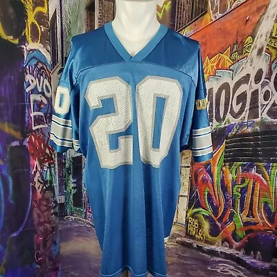 Barry Sanders Detroit Lions Vintage Wilson Jersey Size XXL (A7) • $34.95