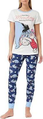 Disney Eeyore Womens Pyjamas Piglet Ladies PJs Sizes 8 To 22 • £16.95