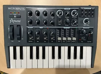 Arturia MicroBrute Synthesizer - Original Box Manual Preset Sheets And Cables • $215