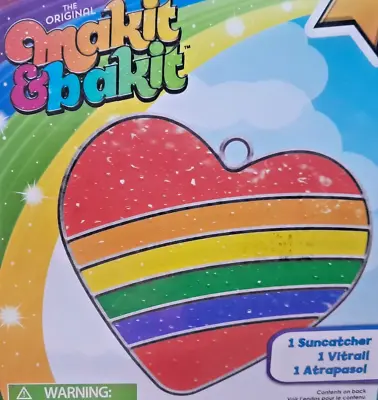 Makit & Bakit HEART Suncatcher Kit Kids Craft NEW • $11.98