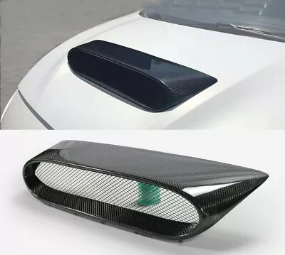 Raised Dry Real Carbon Fiber Hood Vent Scoop For 2010-13 Mazda MazdaSpeed 3 MPS • $197.71