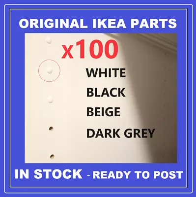 Ikea Pax Komplement Metod Variera Hole Cover Cap Plug X100 Sealed Original Item • £3.95