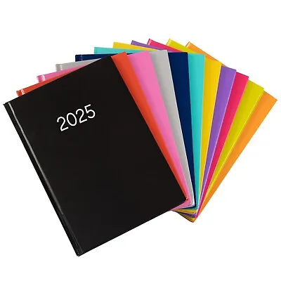 2025 Diary A5 Week To View Full Year Office Year Planner Hardback Diaries • £3.99