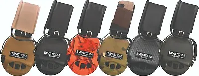 £305 • Buy Swatcom Active8 Water Resistant Electronic Ear Defenders: 2 Speakers In Each Ear