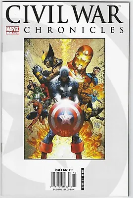 Civil War Chronicles 1 Nm Spiderman Avengers Captain America Iron Man 2007 Bx4 • $4