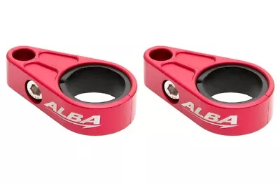 YFZ 450 YFZ 450R Brake Line Clamps Billet  Adjustable  Alba Racing  BLC 002 R • $19.99