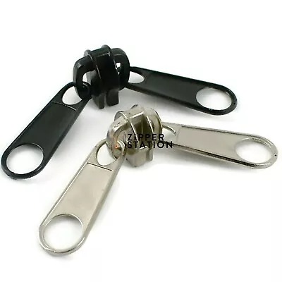 Twin Sliders For Nylon Coil Zip. Double Sliders Sizes #358 Zipper Fastenings.  • £2.65