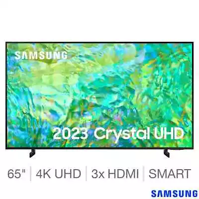 Samsung UE65CU8070UXXU 65 Inch 4K Ultra HD Smart TV (SRP £695) • £355