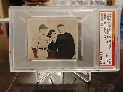 1948 Babe Ruth & Claire. Swell Ruth Story. Brother Mathias. PSA 6 EX-MT ( RARE ) • $545