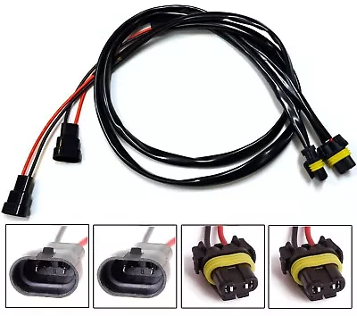 Extension 3ft P 9006 HB4 Wire Harness Head Light Female Male Replace Plug Bulb • $13.30