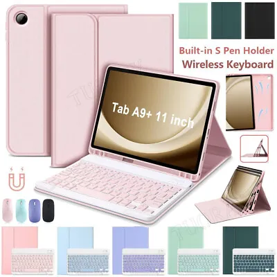 For Samsung Galaxy Tab A9+ A8 A7 S6 Lite S9 FE S8 Tablet Keyboard Case And Mouse • £18.99