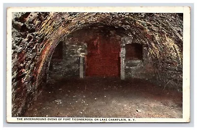 Postcard: NY 1924 Underground Ovens Fort Lake Champlain New York - Posted • $5.96